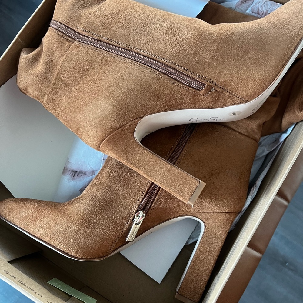 Brown Suede Ankle Boots
